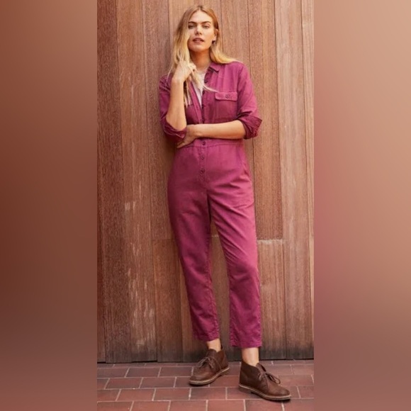 Outerknown black cherry S.E.A Long-Sleeve jumper jumpsuit Suit size medium new - Picture 1 of 4